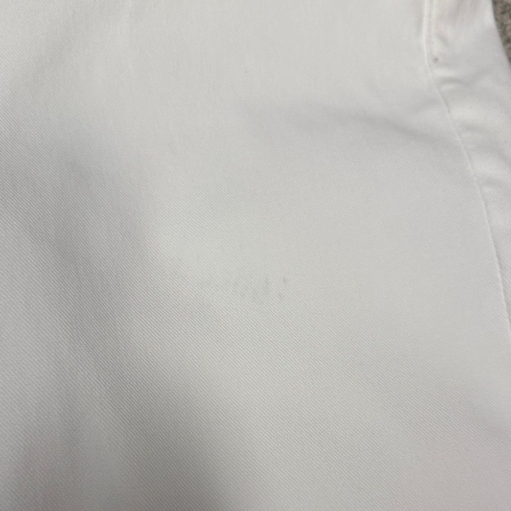 Mother High-Waisted Looker Ankle Fray White Jeans, Size 31 - Picture 12 of 15